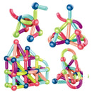 Brinquedo Magnético de Montar Educativo 3D