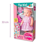Boneca Baby Faz Xixi De Verdade + Mamadeira + Fralda - Milk