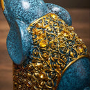 Escultura Casal Elefantes Retrô em Resina (O Par)