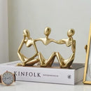 Escultura Contemporânea Abstrata Pensador