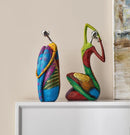 Escultura Elegância Feminina em Resina