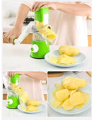 Fatiador de Frutas e Legumes 3 em 1 - Round Slicer