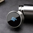 Garrafa Térmica Portátil Com Marcador de Temperatura