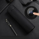 Garrafa Térmica Portátil Com Marcador de Temperatura