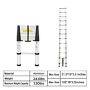 Escada Telescópica Multifuncional de Alumínio 6,9 Metros (OFERTA EXCLUSIVA)