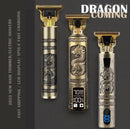 Barbeador dragon elétrico profissional T9