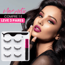[OFERTA RELÂMPAGO] Kit 3 Pares de Cílios Magnéticos + Delineador (Brinde Grátis)