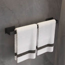 Kit Completo Acessórios Banheiro Black Matte (04 Peças)