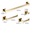 Kit Completo Acessórios Banheiro Max Gold (04 Peças)