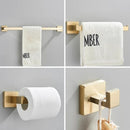 Kit Completo Acessórios Banheiro Max Gold (04 Peças)