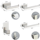 Kit Completo Acessórios Banheiro Siller (05 Peças)