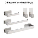 Kit Completo Acessórios Banheiro Siller (05 Peças)