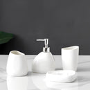 Kit de Lavabo Brilhance (04 Peças) YuDome Branco 