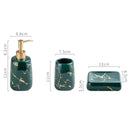 Kit de Lavabo Marmorizado Marbled (03 Peças)