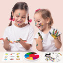 KIT Montessori de Pintura à Dedo FingerFunKids (Atóxico e Lavável)