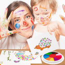 KIT Montessori de Pintura à Dedo FingerFunKids (Atóxico e Lavável)