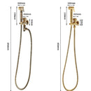 Kit Ducha Higiênica Vintage Golden