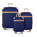 KIT MALAS DE VIAGEM ATHENA 3 PEÇAS AZUL