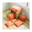KIT ORGANIZADOR DE MALA 6 PEÇAS LARANJA