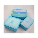 ORGANIZADOR DE MALA 6 PEÇAS AZUL