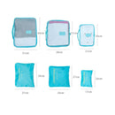 ORGANIZADOR DE MALA 6 PEÇAS AZUL