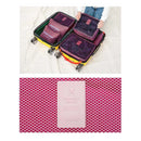 ORGANIZADOR DE MALA 6 PEÇAS VINHO