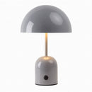 Luminária Abajur de Mesa Bell Lumine Touch 30cm Conceito Cinza 