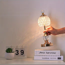 Luminária Abajur de Mesa Cristal Vintage Royale