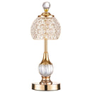 Luminária Abajur de Mesa Cristal Vintage Royale