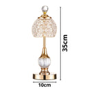 Luminária Abajur de Mesa Cristal Vintage Royale