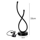 Luminária Abajur de Mesa Espiral em Gota Light