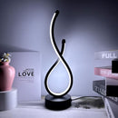 Luminária Abajur de Mesa Espiral em Gota Light