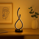 Luminária Abajur de Mesa Espiral em Gota Light