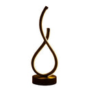 Luminária Abajur de Mesa Espiral em Gota Light