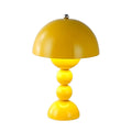 Luminária Abajur de Mesa Mushroom Dainty Touch - 30cm Abajur - 0023 YuDome Amarelo 