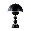 Luminária Abajur de Mesa Mushroom Dainty Touch - 30cm Abajur - 0023 YuDome Preto 