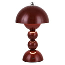 Luminária Abajur de Mesa Mushroom Dainty Touch 30cm Abajur - 0072 Conceito Marsala 