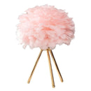 Luminária Abajur de Mesa Plumas 46cm