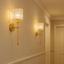 Luminária Arandela de Parede Clássica em Cristal K9 36cm