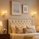 Luminária Arandela de Parede Clássica em Cristal K9 36cm