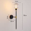 Luminária Arandela de Parede Lunaris em Vidro 70cm