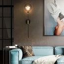 Luminária Arandela de Parede Lunaris em Vidro 70cm