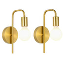 Luminária Arandela de Parede Urban Line (O Par) Conceito Dourado 