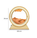 Luminária Criativa Ampulheta Quicksand em Led