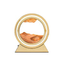 Luminária Criativa Ampulheta Quicksand em Led Abajur - 0015 YuDome Dourado 