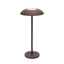 Luminária Móvel Touch de Mesa - Candeeiro e Abajur Salt Lamp 31cm Yudome Marrom 