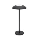 Luminária Móvel Touch de Mesa - Candeeiro e Abajur Salt Lamp 31cm Yudome Preto 