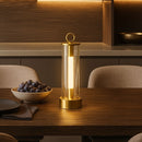Luminária Móvel Touch de Mesa Elysium Light Conceito Dourado 