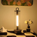 Luminária Móvel Touch de Mesa Elysium Light Conceito Preto 