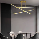 Lustre Luminária de Teto Sputnik Prisma Dourado